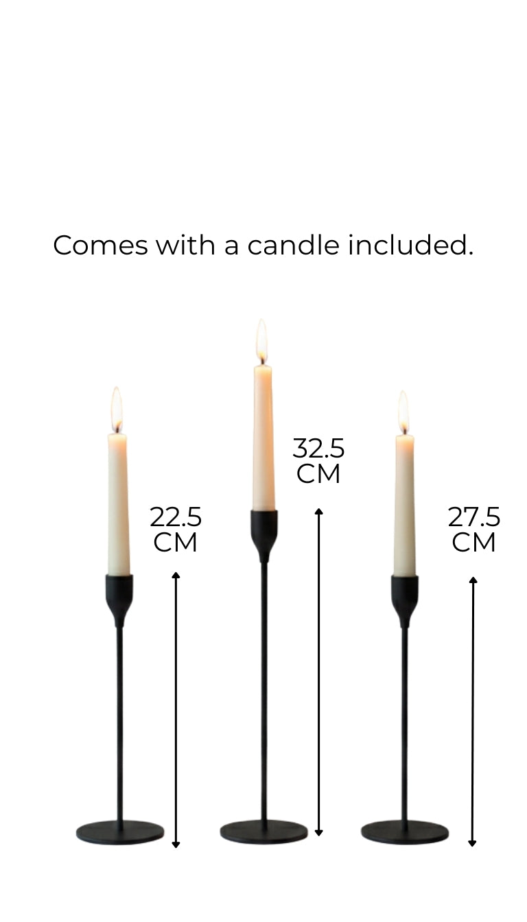 NOIR CANDLE HOLDER